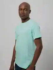 Мятный футболка мужская