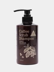 MARUEMSTA / Увлажняющий скраб-шампунь СOFFEE SCRUB с экстрактом кофе, 500мл