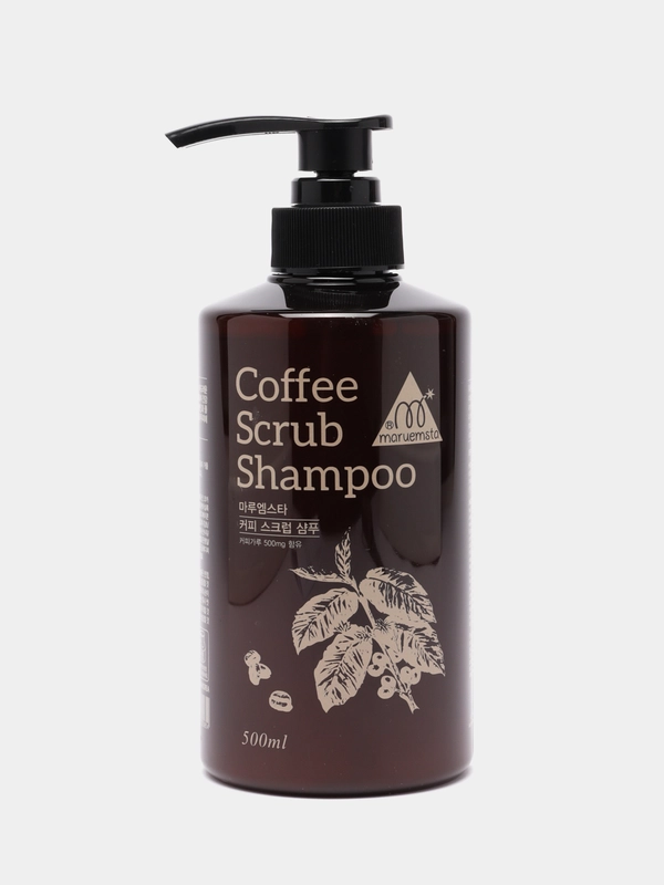 MARUEMSTA / Увлажняющий скраб-шампунь СOFFEE SCRUB с экстрактом кофе, 500мл
