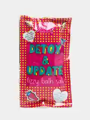 Белый шипучая морская соль для ванн 100гр Candy bath bar 1 шт Подарок на новый год подруге маме