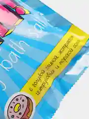 Голубой шипучая морская соль для ванн 100гр Candy bath bar 1 шт Подарок на новый год подруге маме