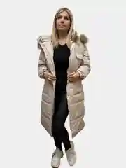 Бежевый куртка