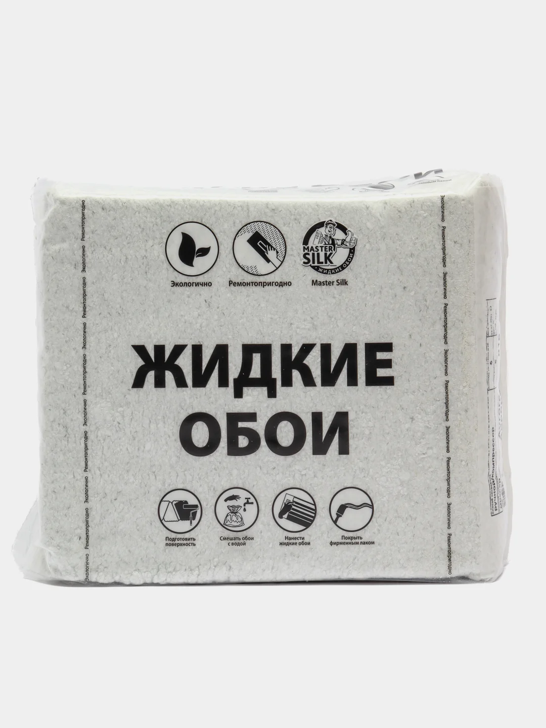 Тёмно-серый жидкие обои Avrora (Аврора) - 016 SILK PLASTER