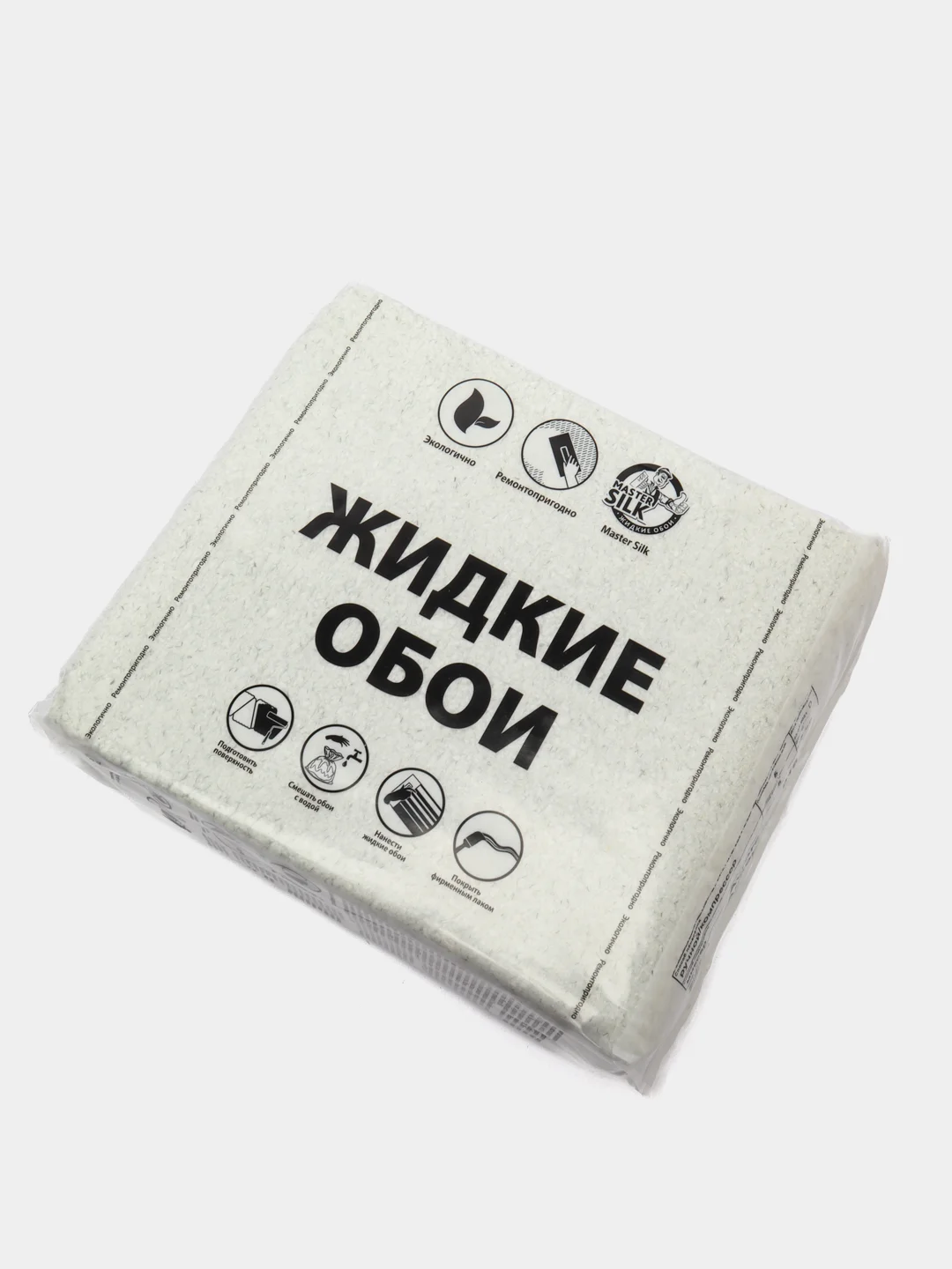 Тёмно-серый жидкие обои Avrora (Аврора) - 016 SILK PLASTER