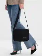 Черный сумка женская через плечо