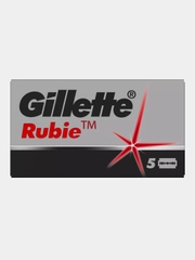 Двусторонние Лезвия Для Мужской Бритвы Gillette Rubie Platinum,  5 шт