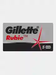 Двусторонние Лезвия Для Мужской Бритвы Gillette Rubie Platinum,  5 шт