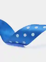 Розовый лента атласная 25мм, в горошек
