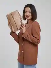Бежевый сумка женская, клатч