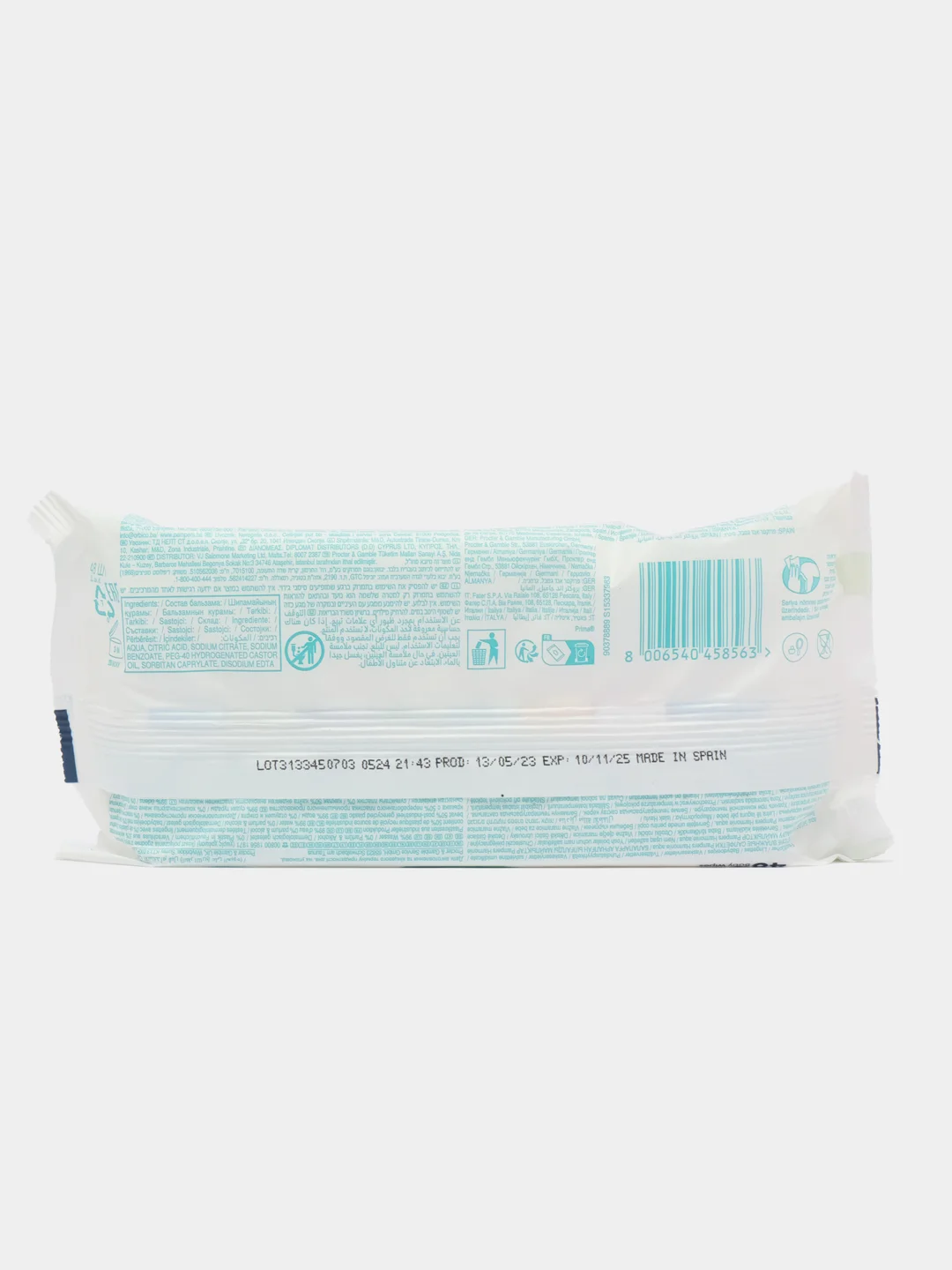 Детские влажные салфетки Pampers Harmonie Aqua, 48 штук