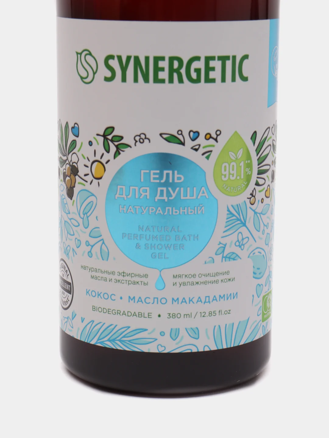 Подарочный набор SYNERGETIC Кокосовый, для ухода за волосами и телом