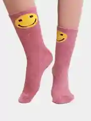 Розовый женские зимние носки