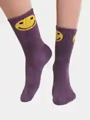 Фиолетовый женские зимние носки