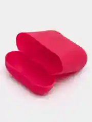 Алый силиконовый чехол для наушников AirPods 2, 3, Pro, Pro 2