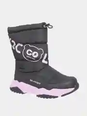 Черный дутики детские INDIGO KIDS для девочек