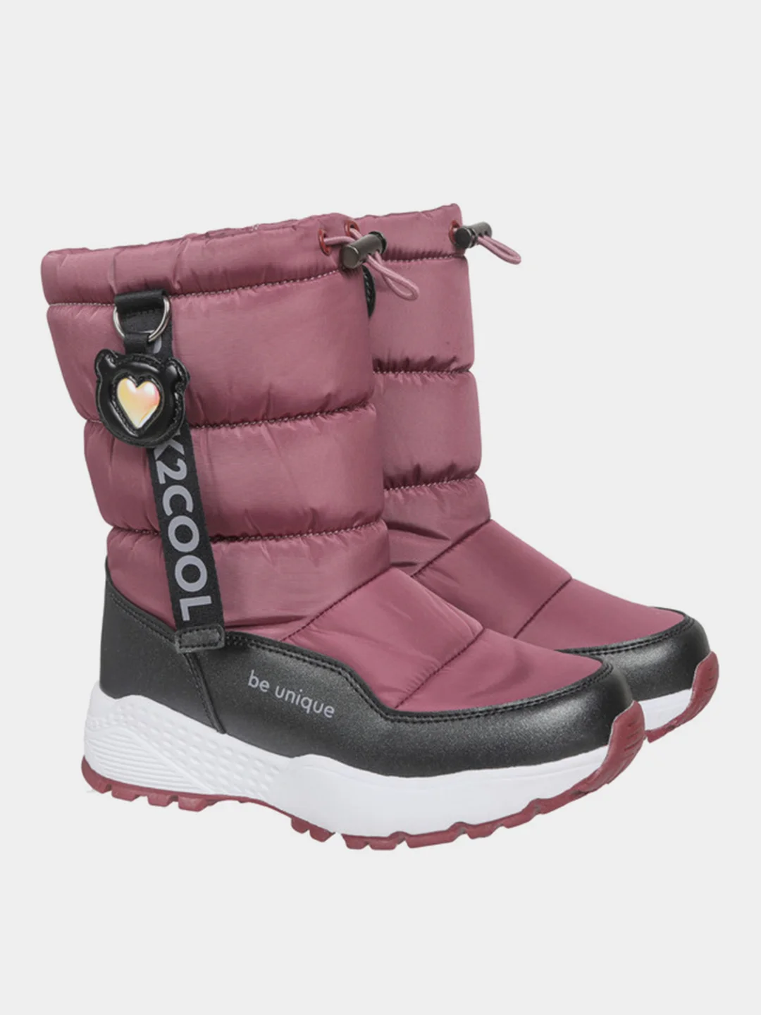 Багровый дутики детские INDIGO KIDS для девочек