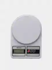 Белый кухонные весы Blackton Bt KS1001, электронные весы на батарейках, ДО 10 КГ