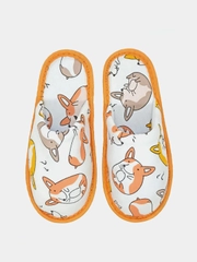 Тапочки домашние мужские, корги