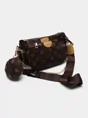 Сумка через плечо с ключницей в стиле LV