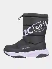 Черный дутики детские INDIGO KIDS для девочек