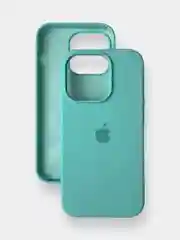 Бирюзовый чехол iPhone, Айфон 11, 13, 14, 15, Про Макс, Pro Max, силиконовый Silicone Case