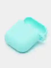 Бирюзовый силиконовый чехол для наушников AirPods 1 / 2 / TWS i9s i10 i11 i12 i13 i14 i15 i100