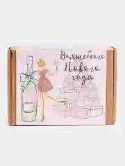 Подарочный набор Этель "Волшебного года", полотенце 30 х 60 см и аксессуары, 4 предмета
