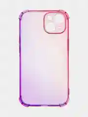Прозрачный чехол + стекло для iPhone 15 противоударный силиконовый ROSCO прозрачный, усиленные углы