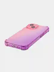 Прозрачный чехол + стекло для iPhone 15 противоударный силиконовый ROSCO прозрачный, усиленные углы
