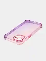 Прозрачный чехол + стекло для iPhone 15 противоударный силиконовый ROSCO прозрачный, усиленные углы