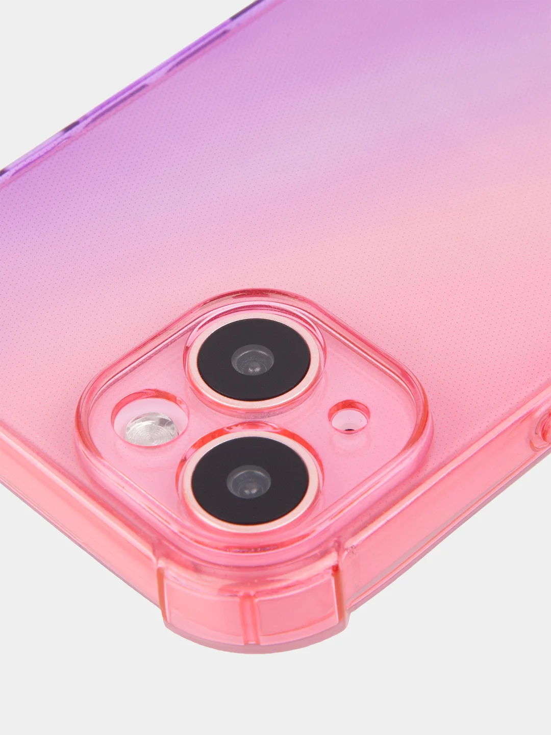 Прозрачный чехол + стекло для iPhone 15 противоударный силиконовый ROSCO прозрачный, усиленные углы