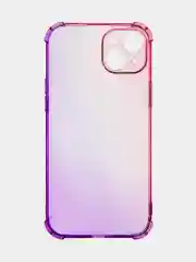 Прозрачный чехол+стекло для Apple iPhone 15 Plus противоударный силиконовый ROSCO с усиленными углами