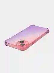 Прозрачный чехол+стекло для Apple iPhone 15 Plus противоударный силиконовый ROSCO с усиленными углами