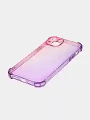 Прозрачный чехол+стекло для Apple iPhone 15 Plus противоударный силиконовый ROSCO с усиленными углами