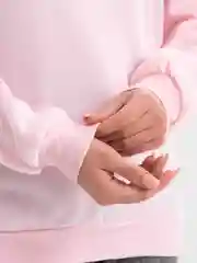 Розовый свитшот женский, утепленный