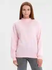 Розовый свитшот женский, утепленный