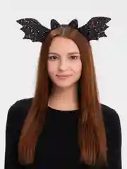 Угольный карнавальный ободок на Хэллоуин