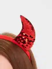 Коралловый карнавальный ободок на Хэллоуин