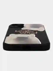 Угольный чехол для iPhone 11 12 13 14 15 Pro Max Plus mini 7 8 XR X XS Max с принтом коты айфон