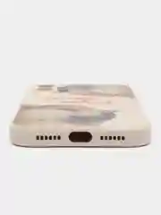 Бежевый меланж чехол для iPhone 11 12 13 14 15 Pro Max Plus mini 7 8 XR X XS Max с принтом коты айфон