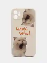 Молочный чехол для iPhone 11 12 13 14 15 Pro Max Plus mini 7 8 XR X XS Max с принтом коты айфон