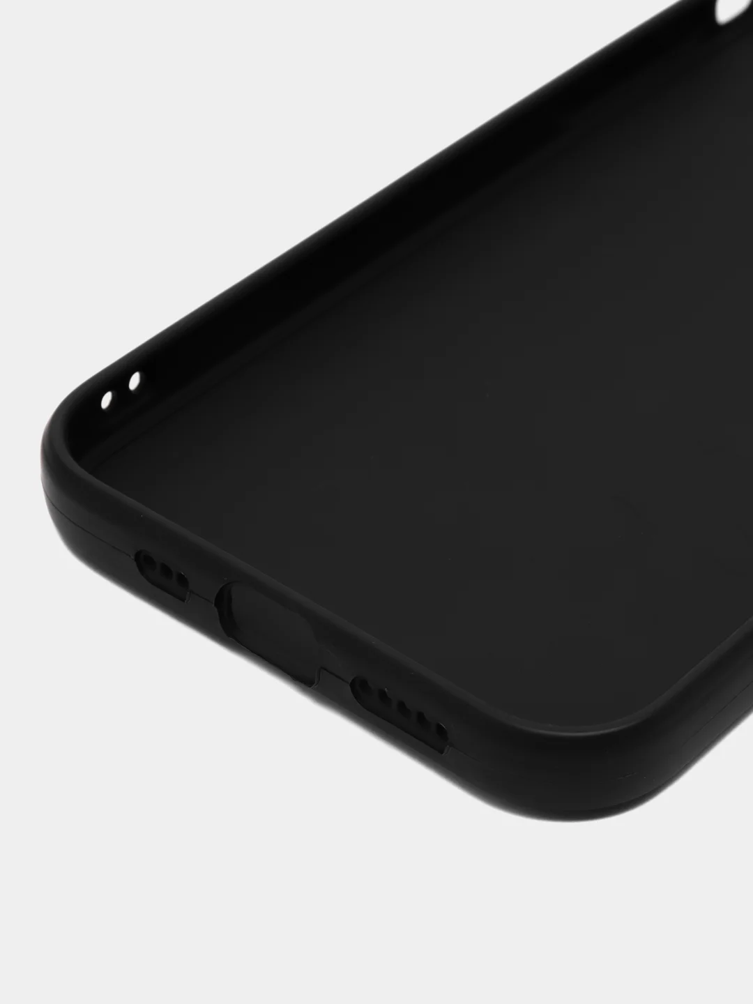 Черный чехол для iPhone 11, 12, 13, 14, с принтом, с защитой камеры