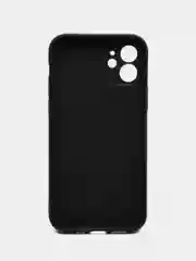 Черный чехол для iPhone 11, 12, 13, 14, с принтом, с защитой камеры