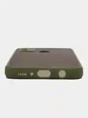 Зеленый samsung Galaxy M21 / M30s, Галакси М21, М30с чехол матовый силиконовый с цветными кнопками