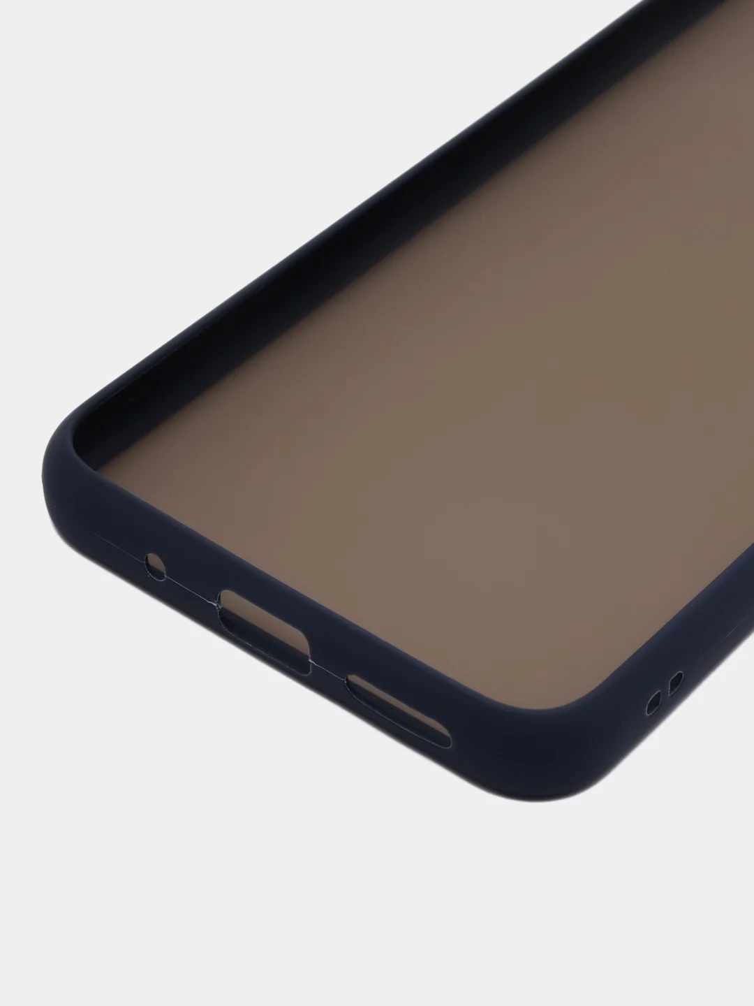 Синий чехол Xiaomi Redmi 10C / Poco C40, Поко С40, пластиковый, матовый, с цветными кнопками