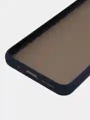 Синий чехол Xiaomi Redmi 10C / Poco C40, Поко С40, пластиковый, матовый, с цветными кнопками