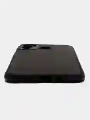 Тёмно-серый чехол для Infinix Hot 30 i, Note 12, Hot 20, 10 Lite, 11, Pro, Play, S, ZERO, SMART, кожаная вставка