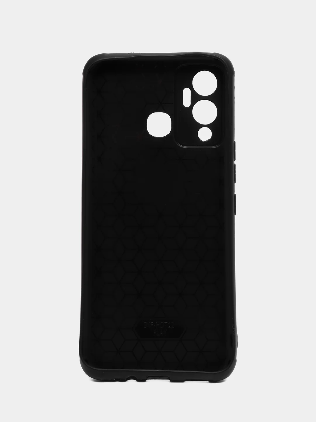 Тёмно-серый чехол для Infinix Hot 30 i, Note 12, Hot 20, 10 Lite, 11, Pro, Play, S, ZERO, SMART, кожаная вставка