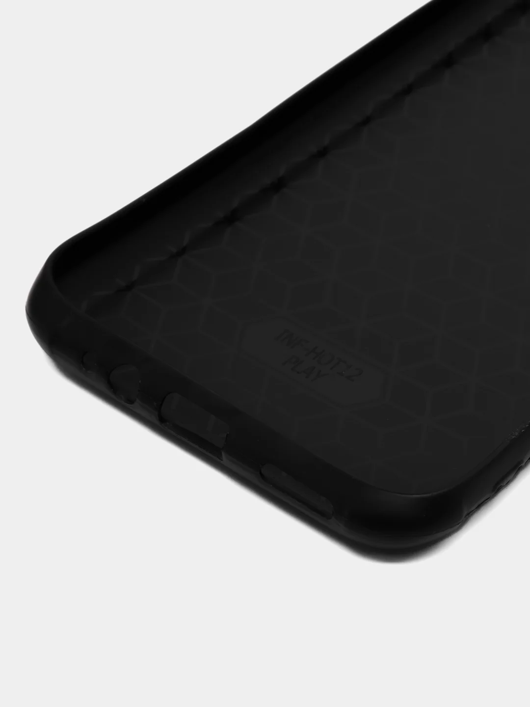 Тёмно-серый чехол для Infinix Hot 30 i, Note 12, Hot 20, 10 Lite, 11, Pro, Play, S, ZERO, SMART, кожаная вставка