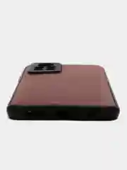 Коричневый чехол для Infinix Hot 30 i, Note 12, Hot 20, 10 Lite, 11, Pro, Play, S, ZERO, SMART, кожаная вставка